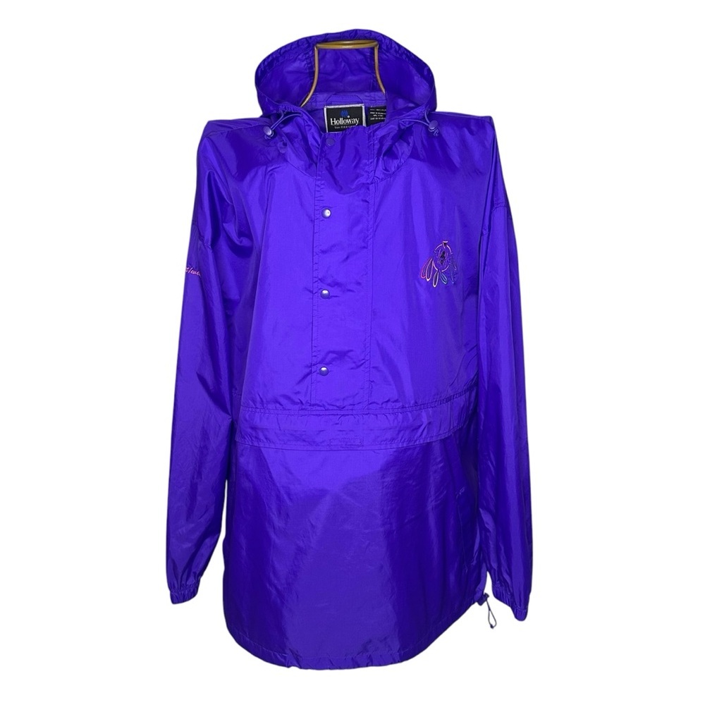 Vintage Holloway Nylon Windbreaker Jacket - Women’s Size XXX LARGE ( 3 XL PLUS )
